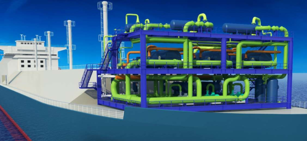 Regasification Module for FSRU
